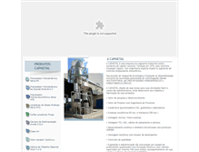 Tablet Screenshot of capmetal.com.br